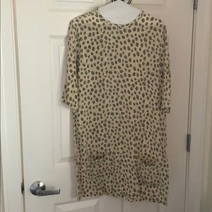 Equipment silk leopard dress